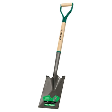 Truper Truper Tru-Tough 41 in. Steel Square Garden Spade Wood Handle PES-E